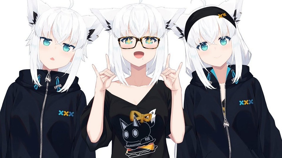 新衣装白上フブキ部屋着 バーチャルYouTuber VTuber 白上フブキ